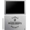 NHL Vegas Golden Knights Black Text Galaxy Book 12in Skin